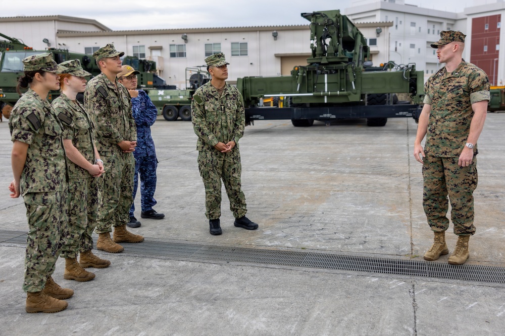 U.S. Naval Academy midshipmen tour MCAS Iwakuni