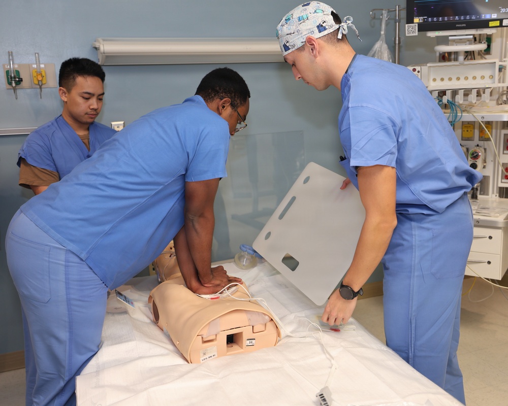 USNH Guam ICU participates in Code Blue drill