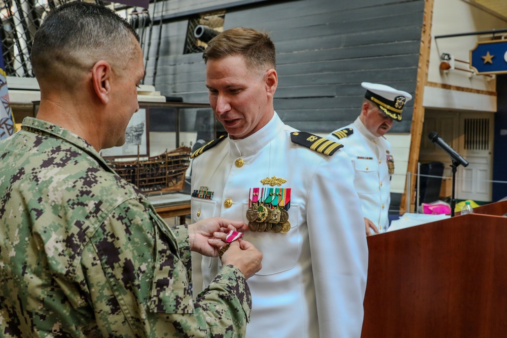 NAVFAC Washington Operations Officer Cmdr. Christopher Fairfield Retires After Distinguished 22-Year Naval Career; Honored with Meritorious Service Medal