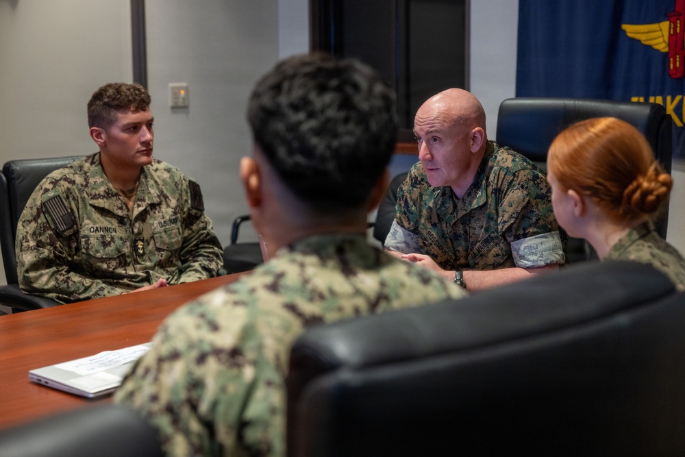 U.S. Naval Academy midshipmen tour MCAS Iwakuni