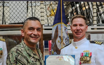 NAVFAC Washington Operations Officer Cmdr. Christopher Fairfield Retires After Distinguished 22-Year Naval Career; Honored with Meritorious Service Medal