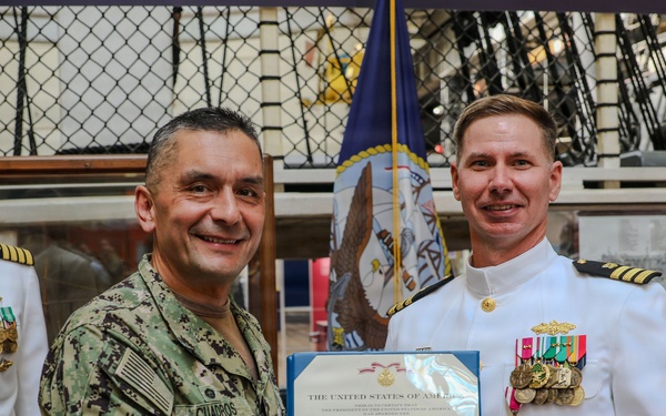 NAVFAC Washington Operations Officer Cmdr. Christopher Fairfield Retires After Distinguished 22-Year Naval Career; Honored with Meritorious Service Medal