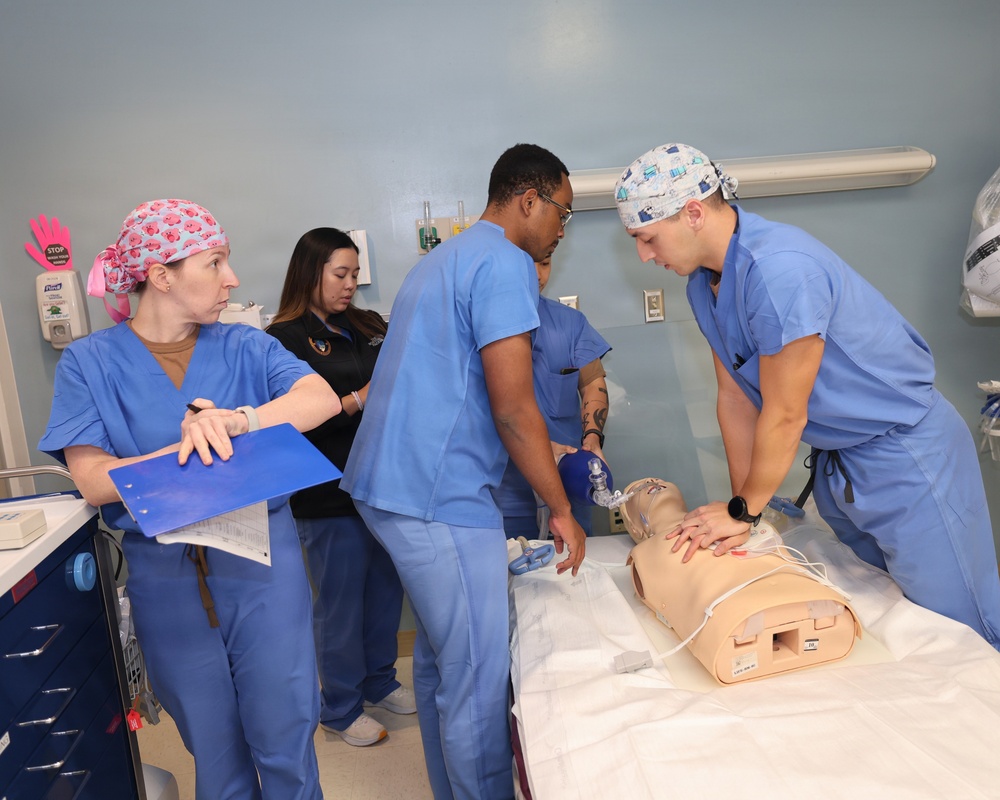 USNH Guam ICU participates in Code Blue drill