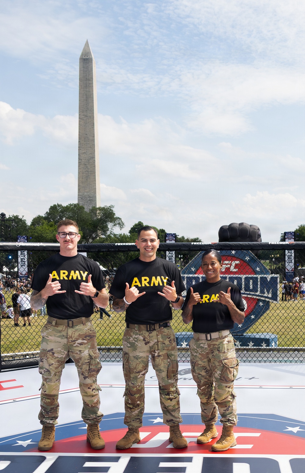 Service Members Showcase Combatives at UFC Freedom 250 Fan Fest