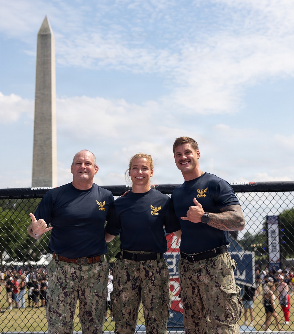 Service Members Showcase Combatives at UFC Freedom 250 Fan Fest