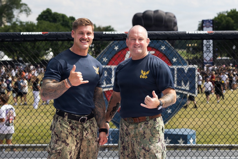 Service Members Showcase Combatives at UFC Freedom 250 Fan Fest