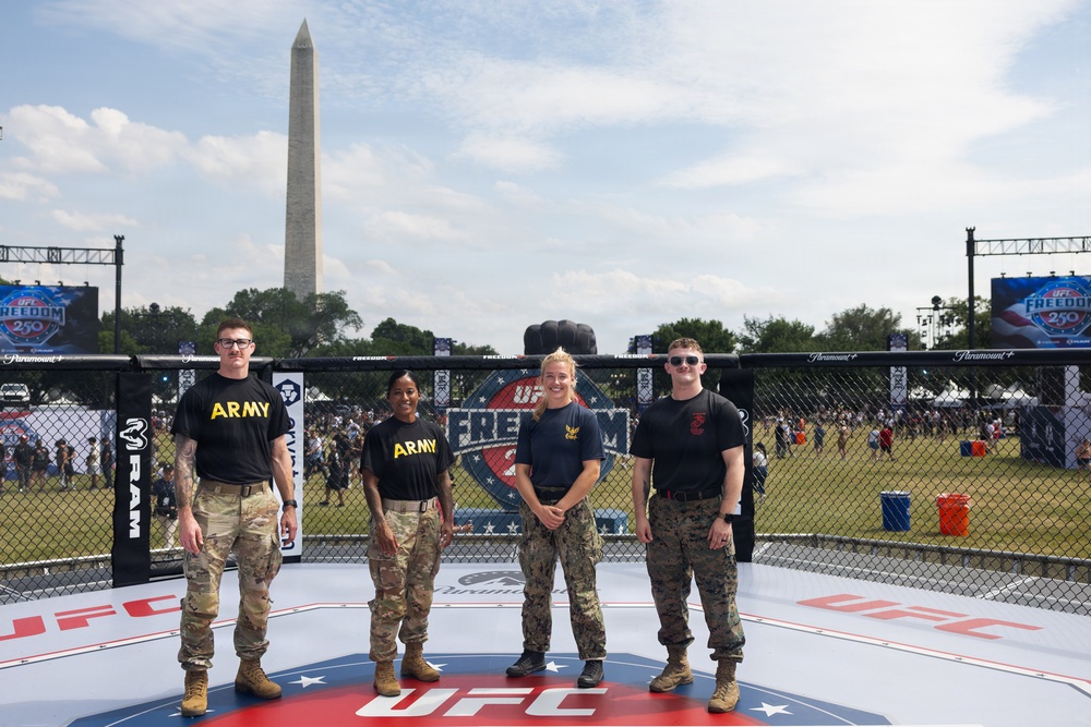 Service Members Showcase Combatives at UFC Freedom 250 Fan Fest