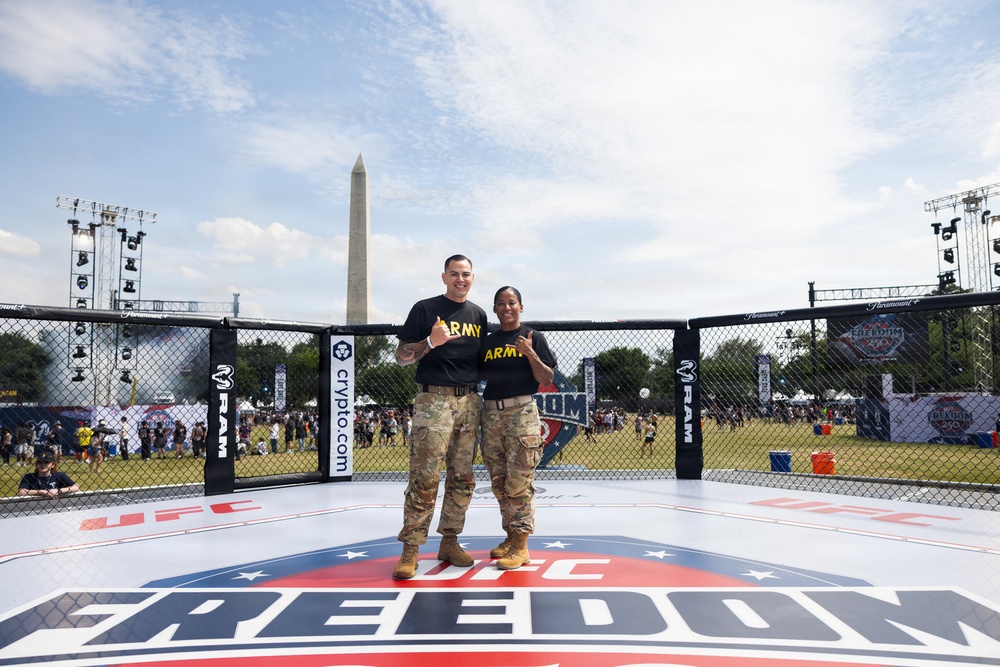 Service Members Showcase Combatives at UFC Freedom 250 Fan Fest