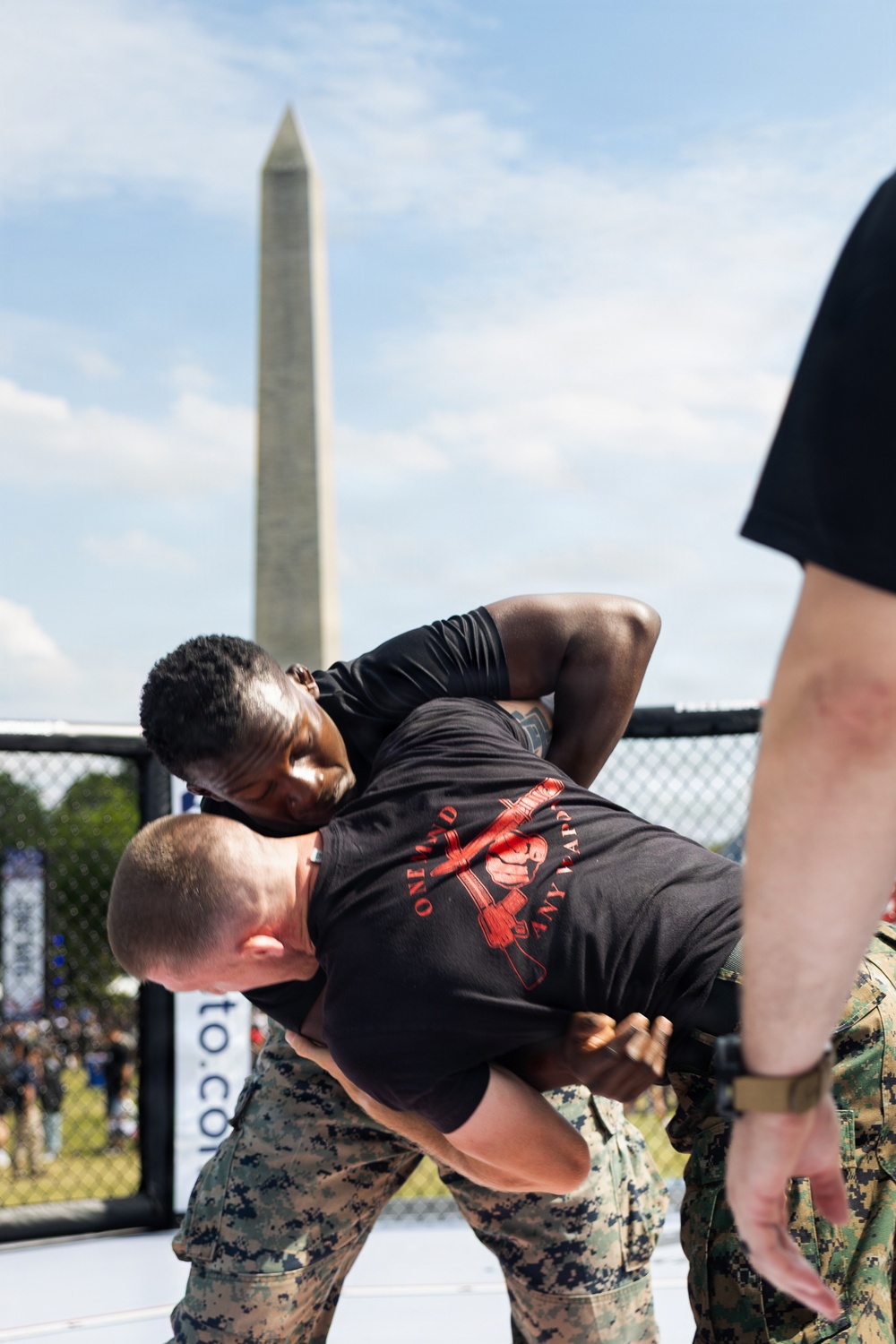 Service Members Showcase Combatives at UFC Freedom 250 Fan Fest