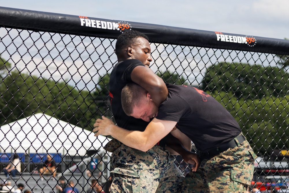 Service Members Showcase Combatives at UFC Freedom 250 Fan Fest