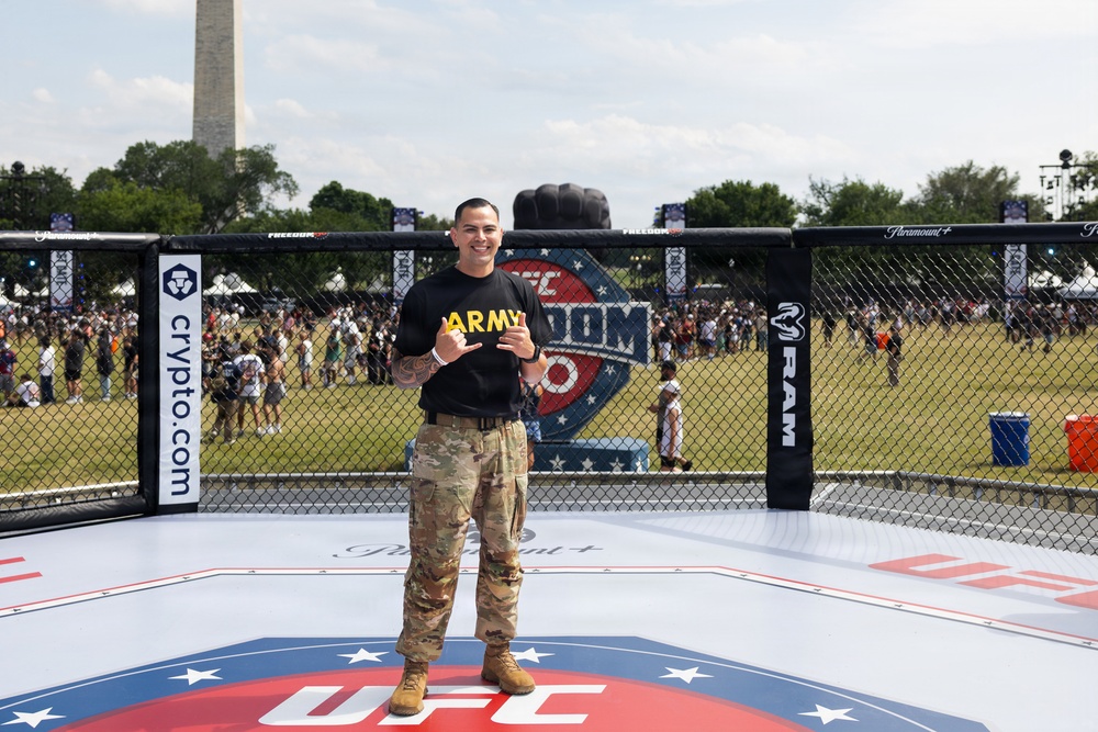 Service Members Showcase Combatives at UFC Freedom 250 Fan Fest