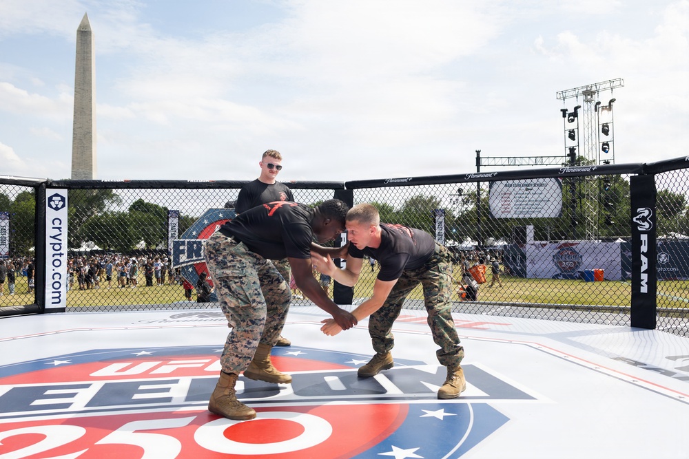 Service Members Showcase Combatives at UFC Freedom 250 Fan Fest
