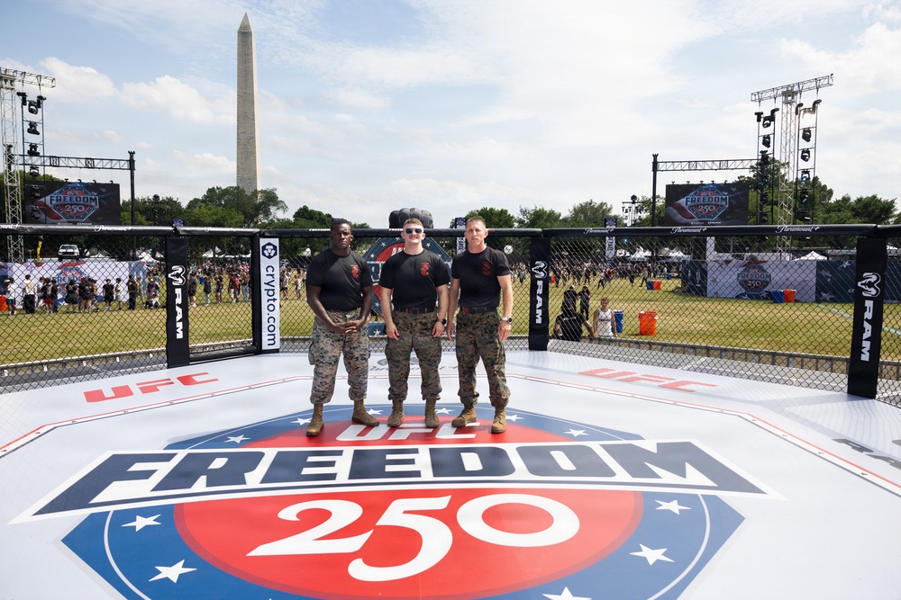Service Members Showcase Combatives at UFC Freedom 250 Fan Fest