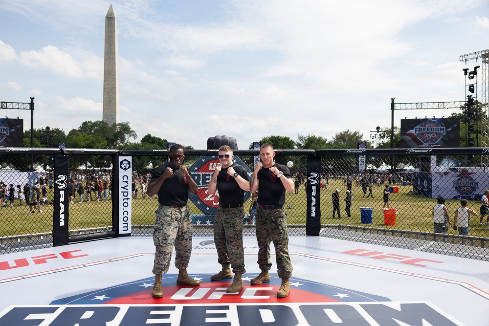 Service Members Showcase Combatives at UFC Freedom 250 Fan Fest