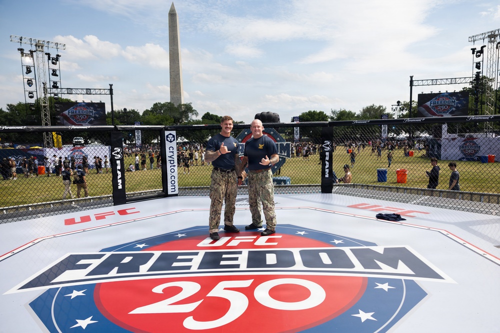 Service Members Showcase Combatives at UFC Freedom 250 Fan Fest