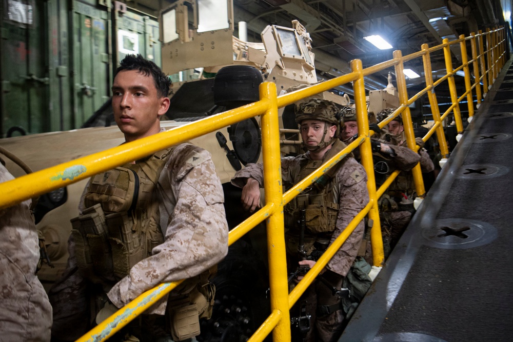 U.S. Marines Conduct UAS Training Drills Aboard USS Boxer