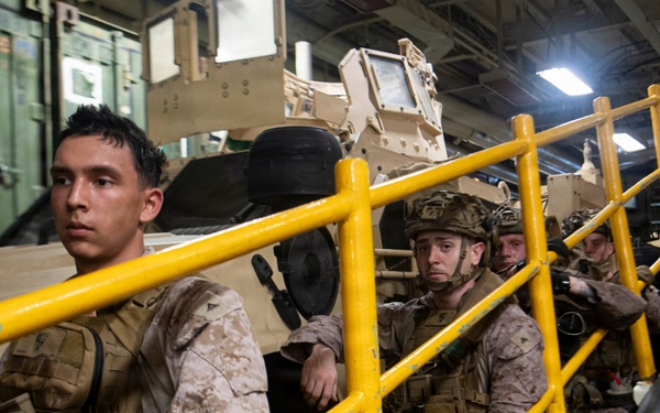 U.S. Marines Conduct UAS Training Drills Aboard USS Boxer