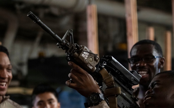 U.S. Marines Conduct UAS Training Drills Aboard USS Boxer