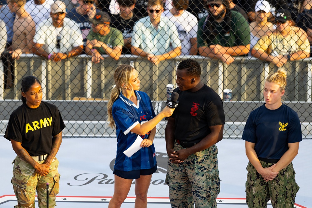 Service Members Showcase Combatives Skills at UFC Freedom 250