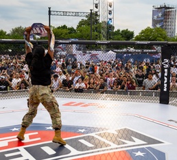 Service Members Showcase Combatives Skills at UFC Freedom 250