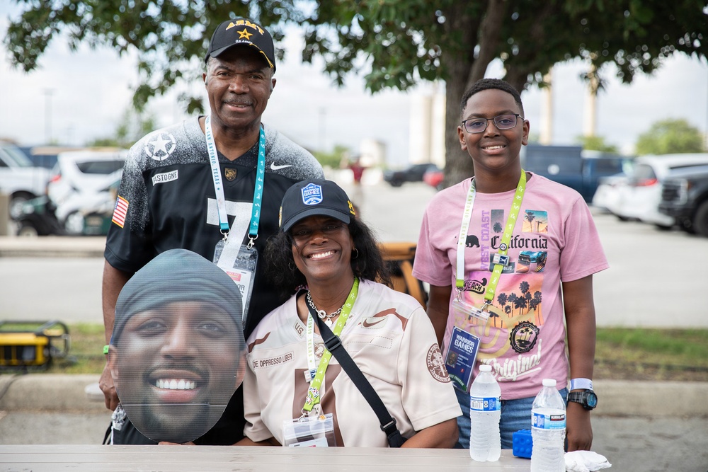 Family Members Support Service Member During Warrior Games 2026