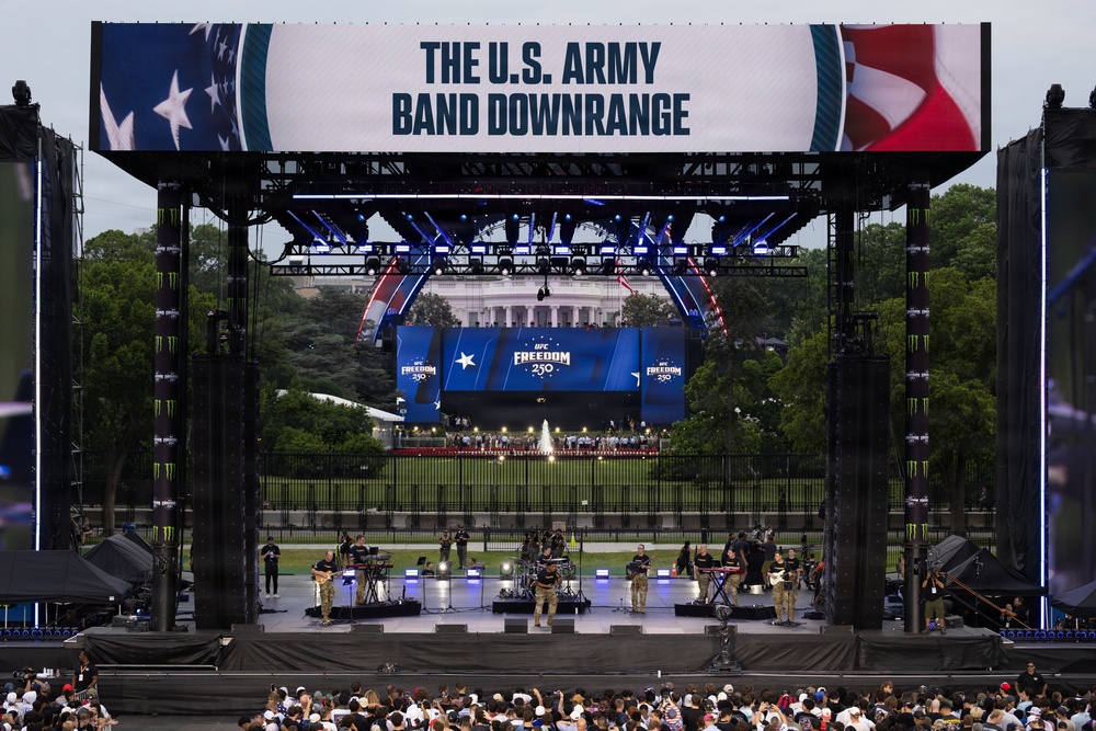 Downrange plays UFC Freedom 250 Fan Fest