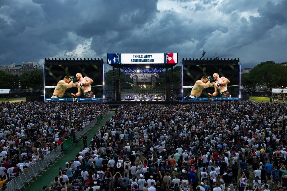 Downrange plays UFC Freedom 250 Fan Fest