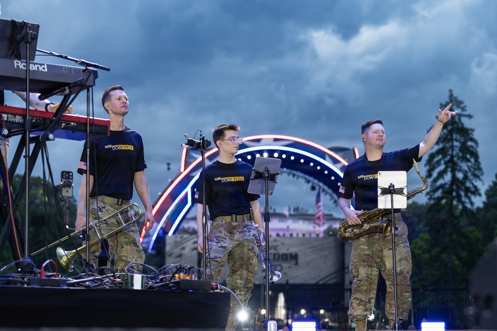Downrange plays UFC Freedom 250 Fan Fest