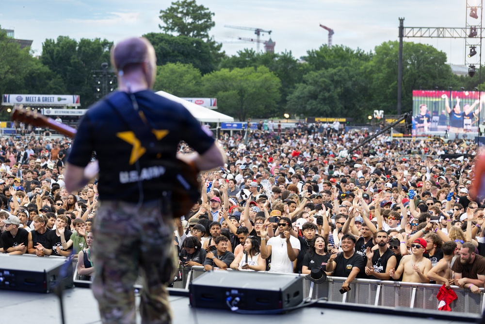 Downrange plays UFC Freedom 250 Fan Fest