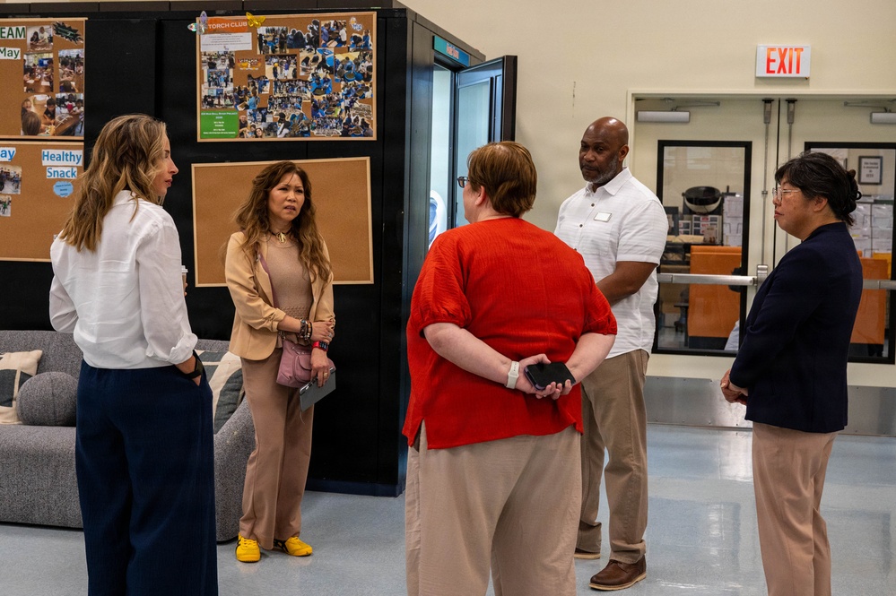 CMSSF spouse tour Okinawa installations, highlights joint force integration