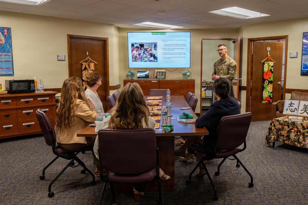 CMSSF spouse tour Okinawa installations, highlights joint force integration