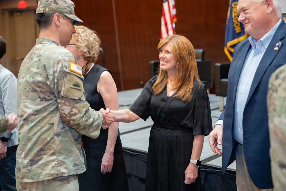 Oregon Soldiers honored at Salem ceremony after Horn of Africa deployment
