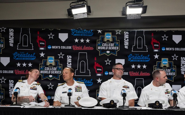 Sailors Visit College World Series During Omaha Navy Week