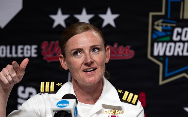 Sailors Visit College World Series During Omaha Navy Week
