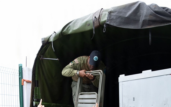 Practicing Humanitarian Aid Distribution During Marara 26
