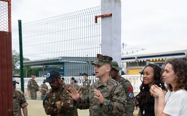 Practicing Humanitarian Aid Distribution During Marara 26