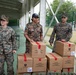 Practicing Humanitarian Aid Distribution During Marara 26