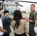 Okinawa Catholic High School students tour MCAS Futenma.