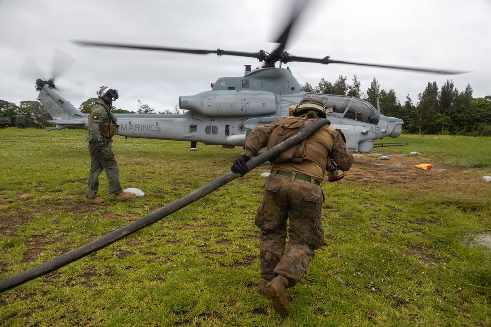 MWSS-172 Marines establish forward arming, refueling point