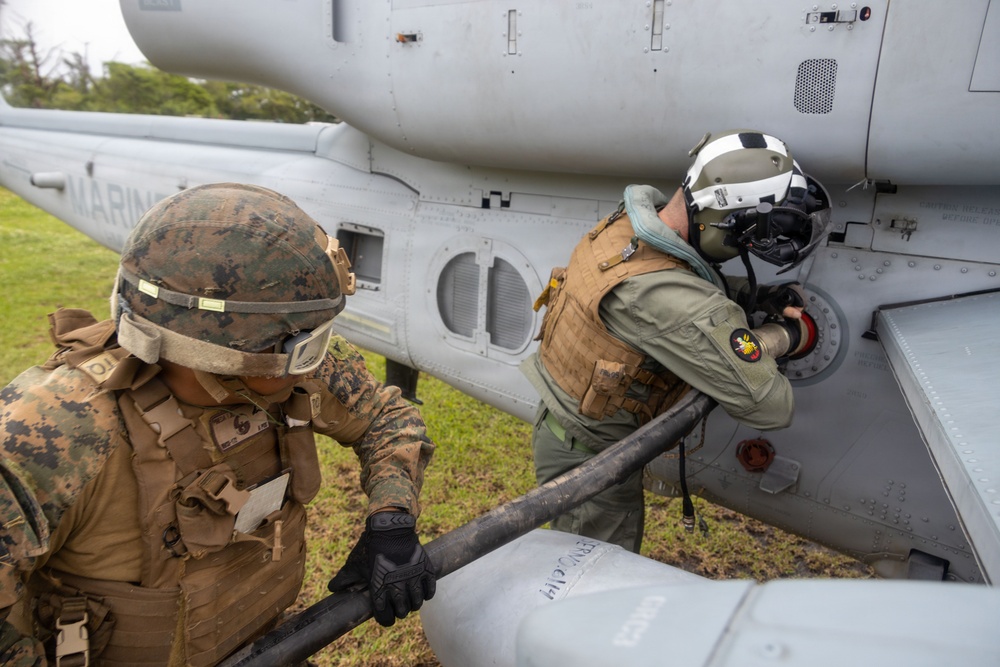 MWSS-172 Marines establish forward arming, refueling point