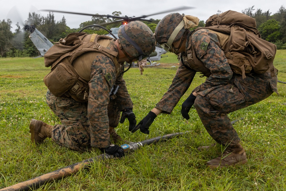 MWSS-172 Marines establish forward arming, refueling point