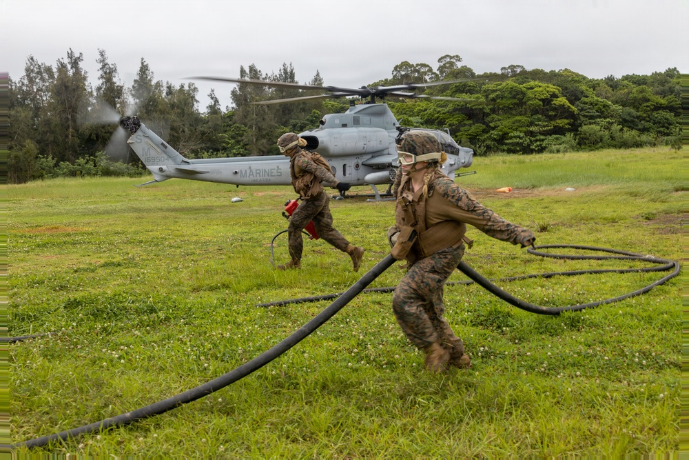 MWSS-172 Marines establish forward arming, refueling point