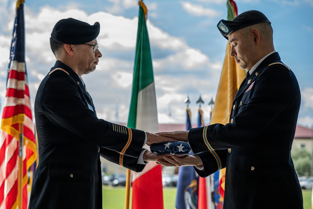 414th CSB host's Lt. Col. Robert Kang Retirement Ceremony