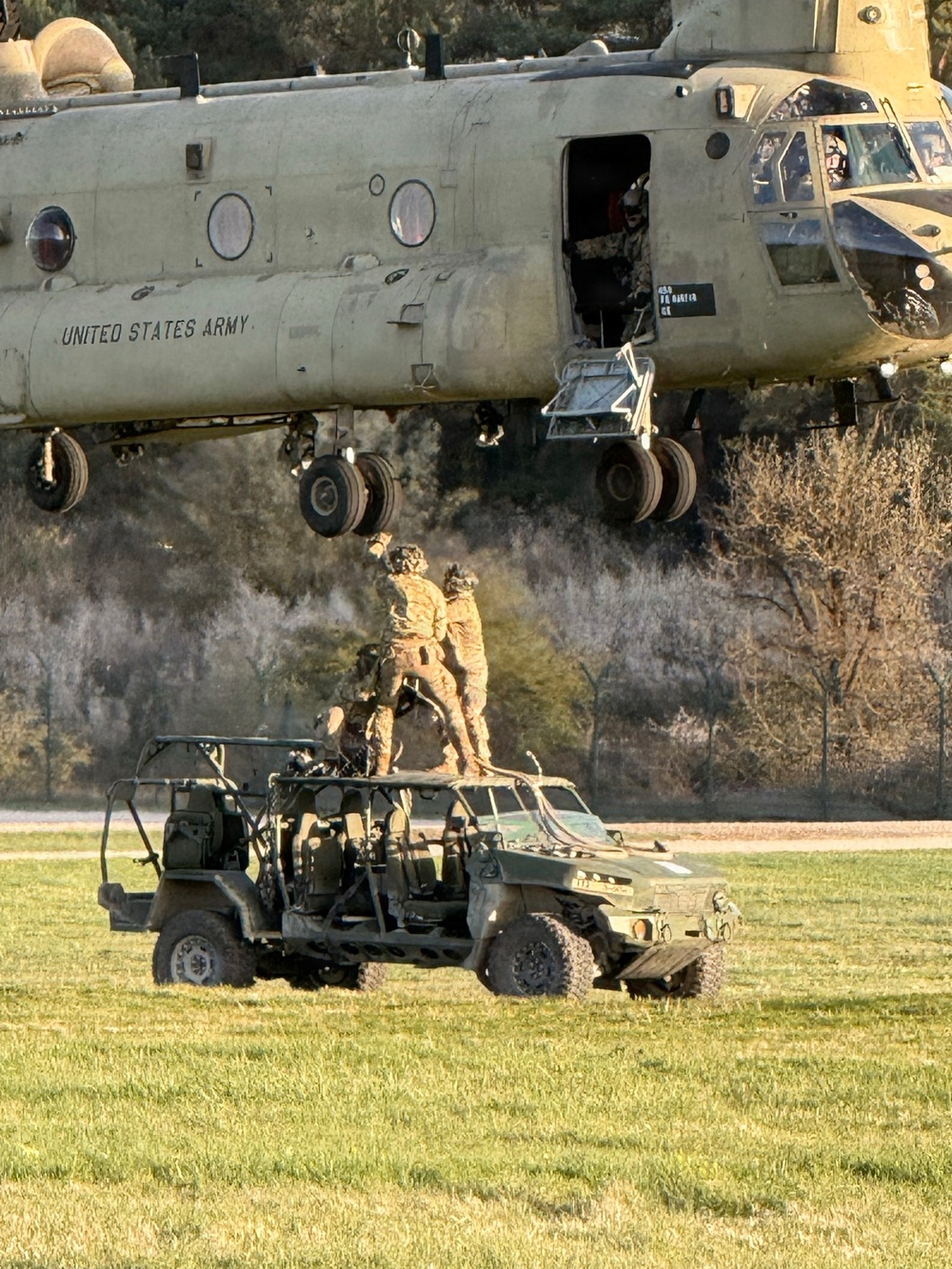 Bravo Company "Hercules" sling load training at Hohenfels Training Area