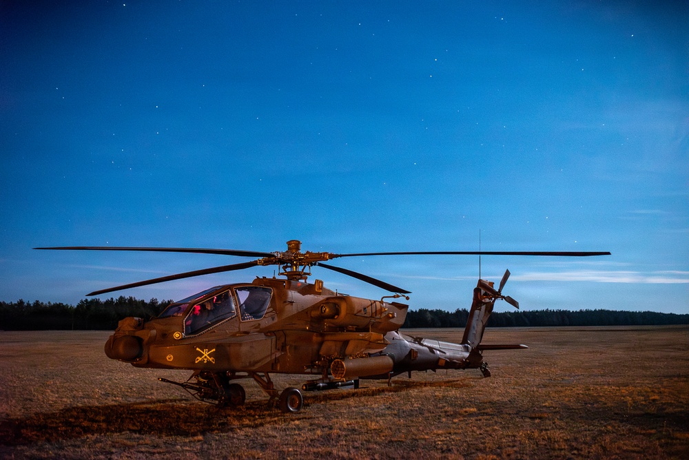 AH-64 Apache Polish night gunnery