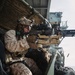 11th MEU Marines Conduct A Machine Gun Range Aboard USS Boxer