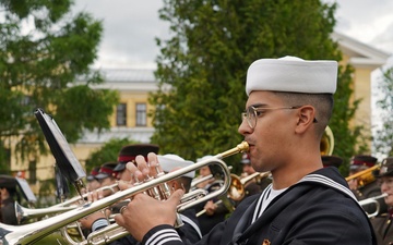 Joint Musical Tribute by U.S. Naval Forces Europe and Africa Band and Latvia National Guard Orchestra