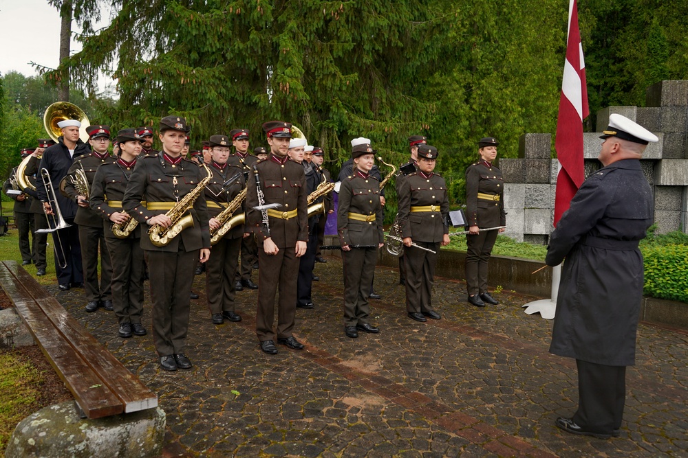 Joint Musical Tribute by U.S. Naval Forces Europe and Africa Band and Latvia National Guard Orchestra