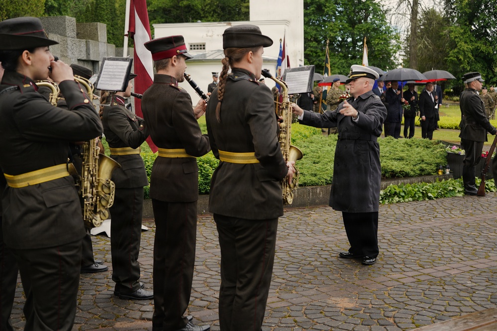 Joint Musical Tribute by U.S. Naval Forces Europe and Africa Band and Latvia National Guard Orchestra