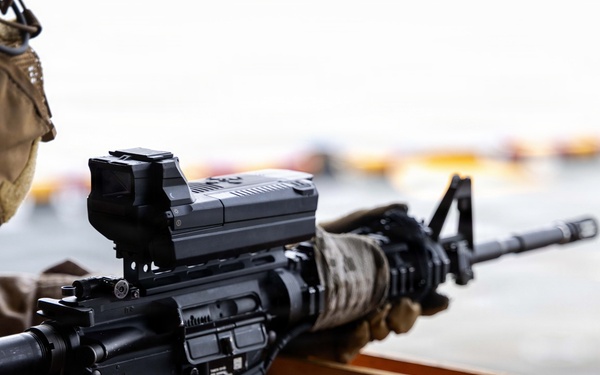 11th MEU Marines, Sailors Conduct Counter-Drone Marksmanship Training Aboard USS Boxer
